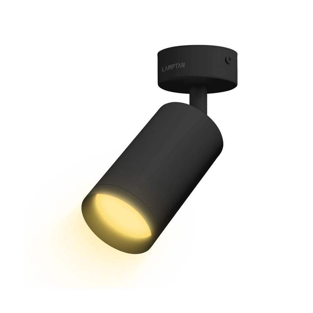 แทรคไลท์ LED LAMPTAN TRACK PROLONG FIX 7 วัตต์ WARM WHITE สีดำ