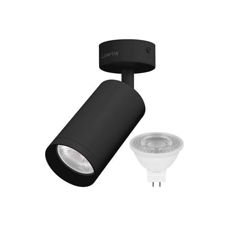 แทรคไลท์ LED LAMPTAN TRACK PROLONG FIX 7 วัตต์ WARM WHITE สีดำ_0