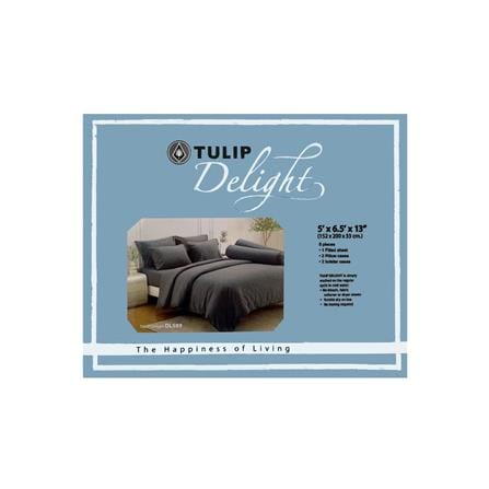ชุดผ้าปูที่นอน 5 ฟุต (ชุด 5 ชิ้น) TULIP DELIGHT 60057-DL589_3