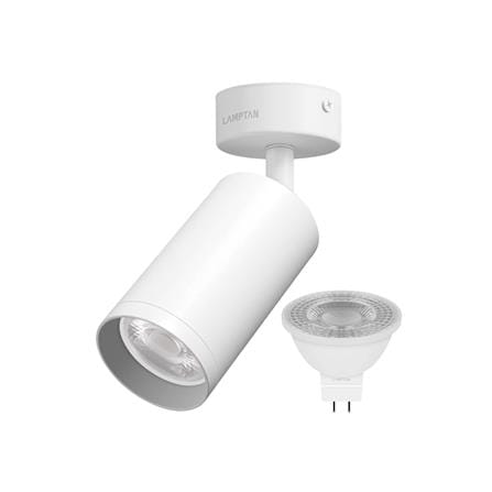 แทรคไลท์ LED LAMPTAN TRACK PROLONG FIX 7 วัตต์ WARM WHITE สีขาว_0