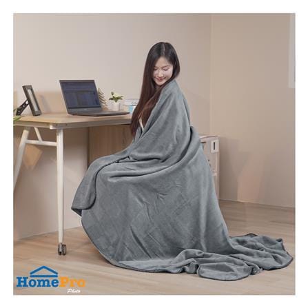 ผ้าห่ม BENETTA CHECKERBOARD 70x90 นิ้ว สี DARK GREY_5