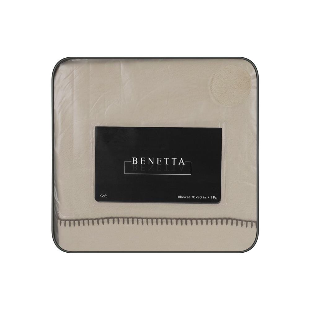 ผ้าห่ม BENETTA CASHMERE 70x90 นิ้ว สี BROWN