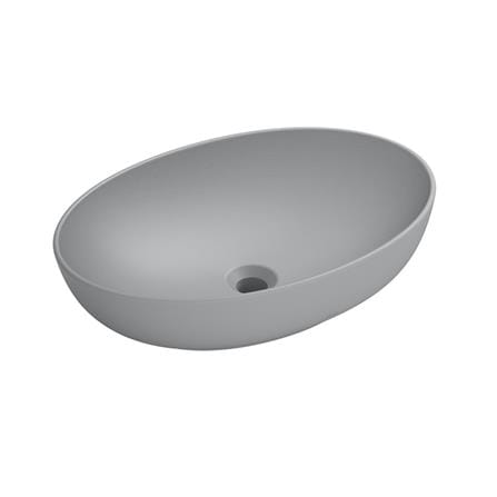 อ่างล้างหน้าวางบนเคาน์เตอร์ TOTO LW1705-MGR สีเทา_0