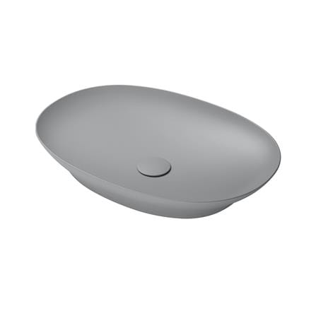 อ่างล้างหน้าวางบนเคาน์เตอร์ TOTO LW4706-MGR สีเทา_1