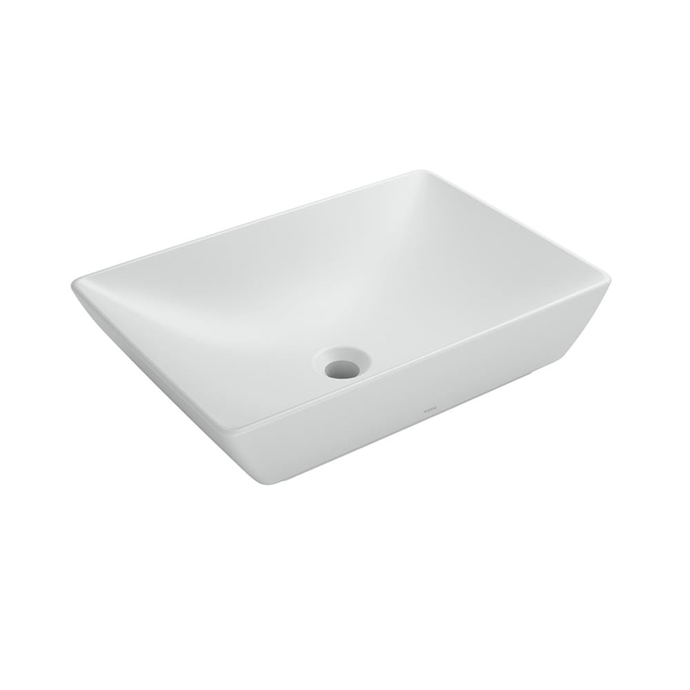 อ่างล้างหน้าวางบนเคาน์เตอร์ TOTO LW1735-MW  สีขาว