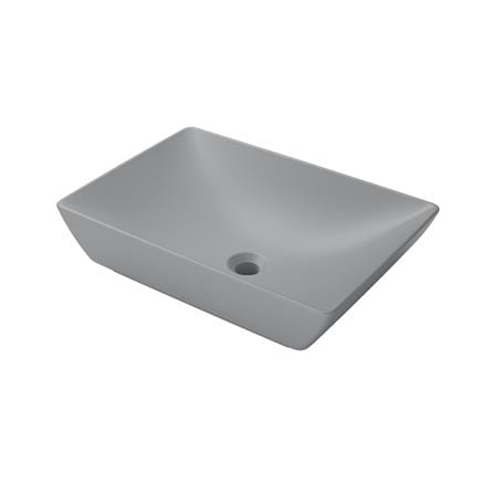 อ่างล้างหน้าวางบนเคาน์เตอร์ TOTO LW1735-MGR สีเทา_1