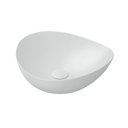 อ่างล้างหน้าวางบนเคาน์เตอร์ TOTO LW4704-MW สีขาว_1