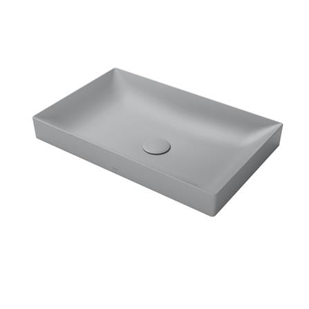 อ่างล้างหน้าวางบนเคาน์เตอร์ TOTO LW4716R-MGR สีเทา_1