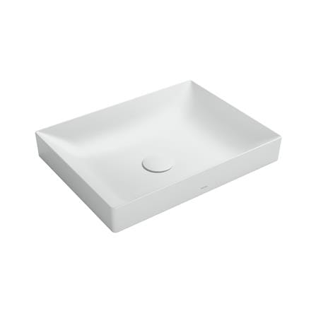 อ่างล้างหน้าวางบนเคาน์เตอร์ TOTO LW4715R-MW สีขาว_0