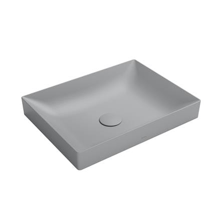 อ่างล้างหน้าวางบนเคาน์เตอร์ TOTO LW4715R-MGR สีเทา_0