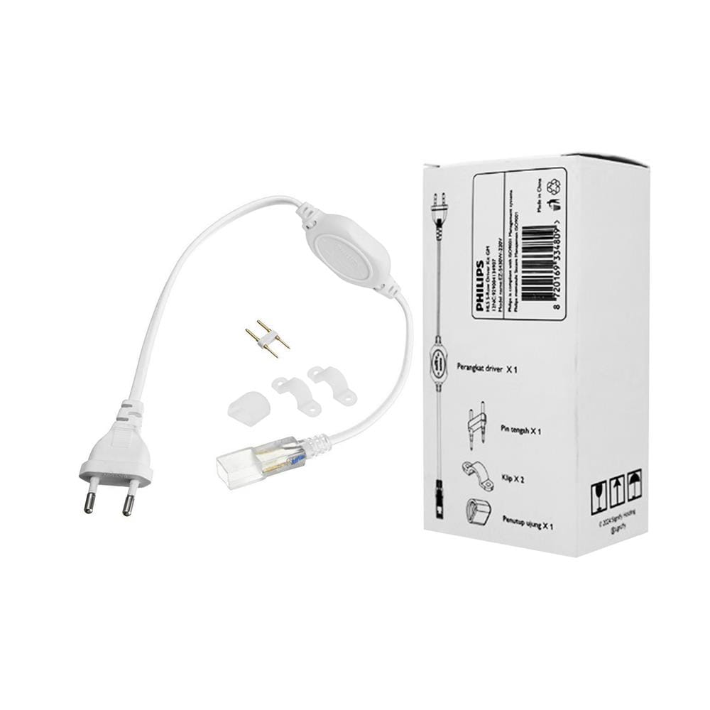 หัวจ่ายไฟสำหรับไฟเส้น LED PHILIPS SINGLE COLOR 220 โวลล์