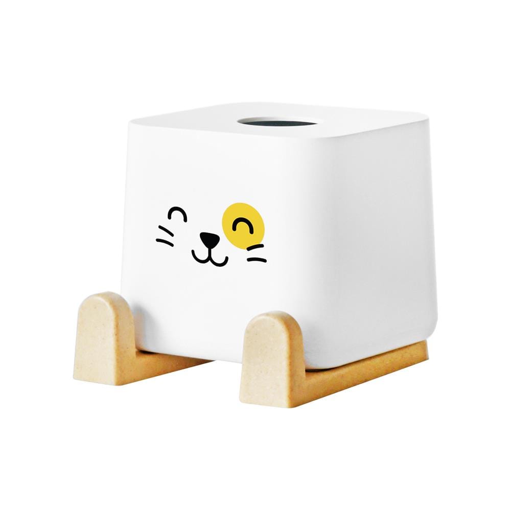 กล่องทิชชู่ MINIMAL SCULPT CAT SMILE