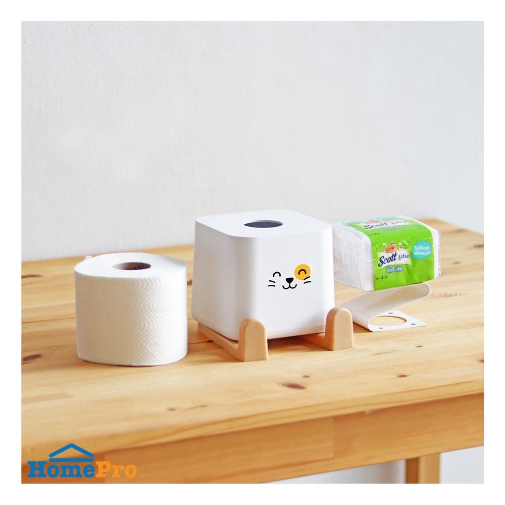 กล่องทิชชู่ MINIMAL SCULPT CAT SMILE