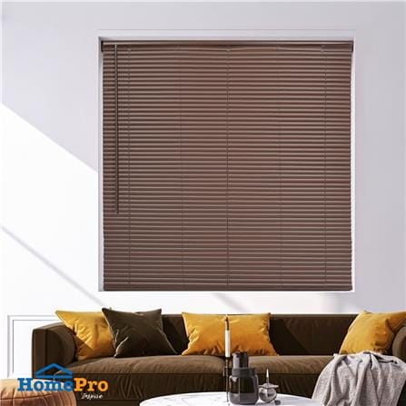 มู่ลี่ไวนิล HOME LIVING STYLE CORDLESS 120x130 ซม. สีน้ำตาลเข้ม_5