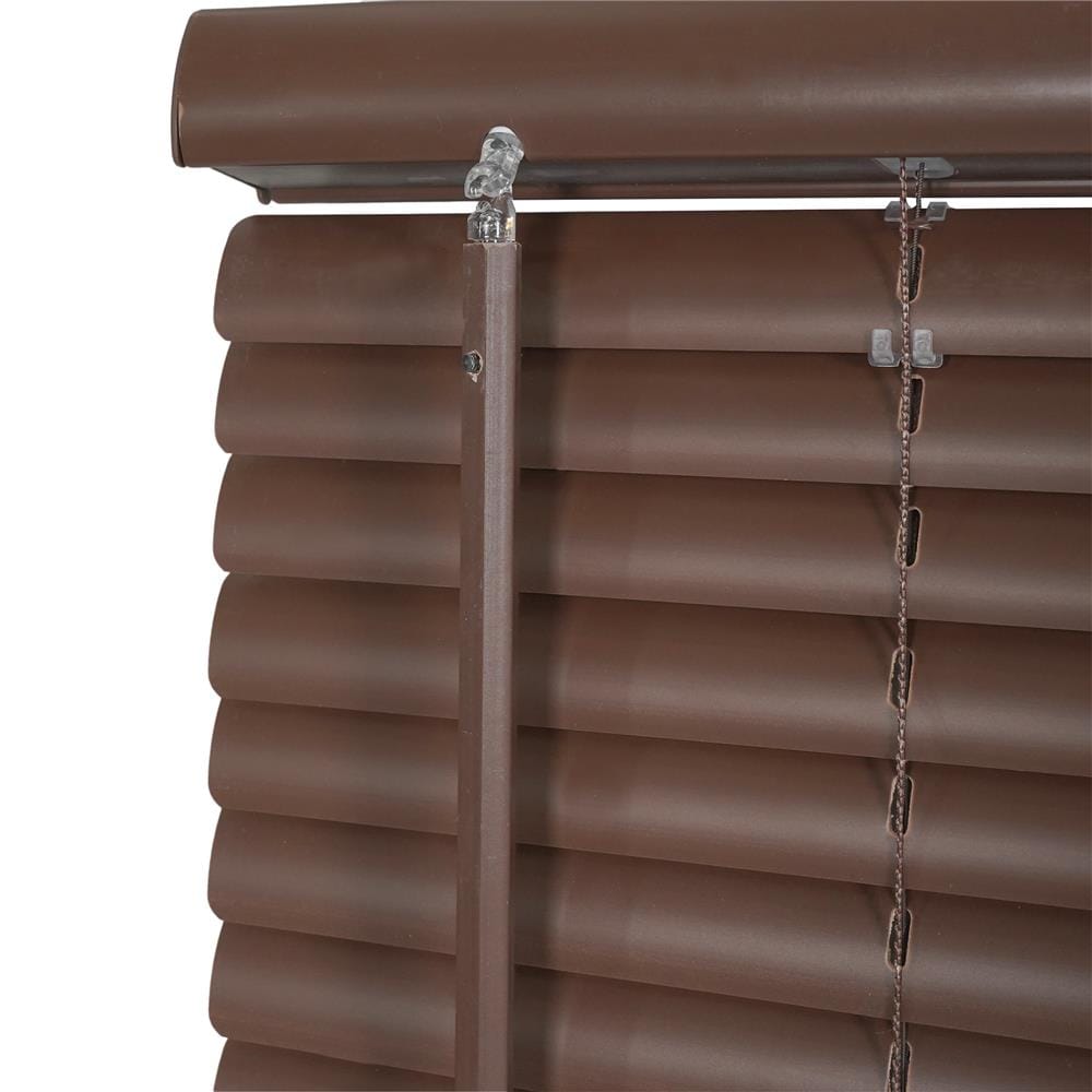 มู่ลี่ไวนิล HOME LIVING STYLE CORDLESS 70x130 ซม. สีน้ำตาลเข้ม