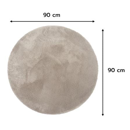 พรม HOME LIVING STYLE TEDDY 90x90 ซม. สีน้ำตาล_9