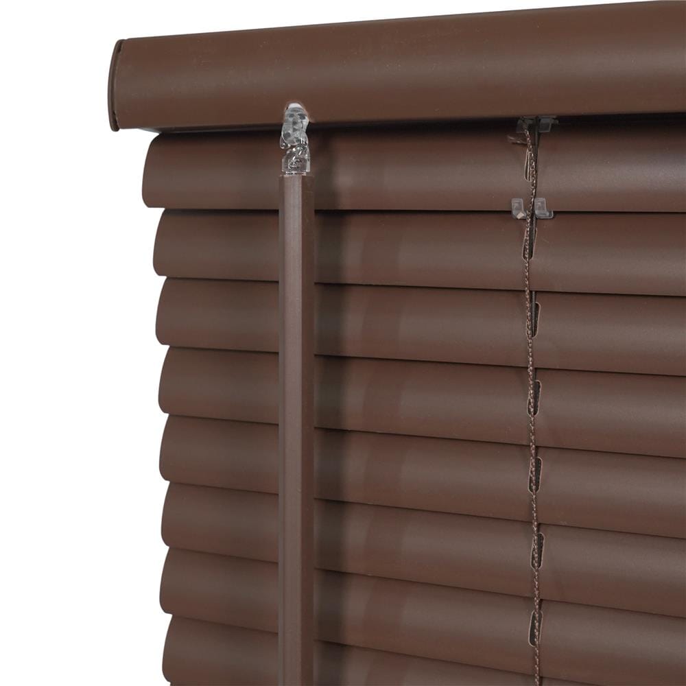 มู่ลี่ไวนิล HOME LIVING STYLE CORDLESS 90x160 ซม. สีน้ำตาลเข้ม