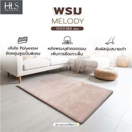 พรม HOME LIVING STYLE MELODY 120X180 ซม. สีน้ำตาล_7