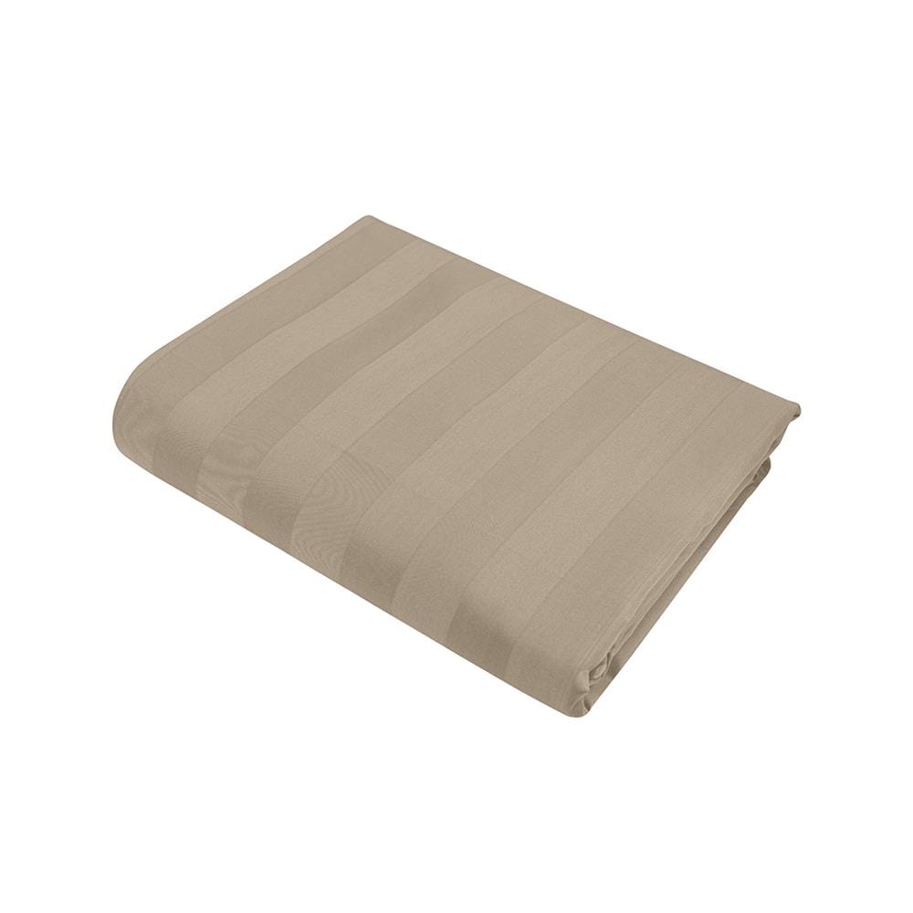 ผ้าปูที่นอน PICASSO COTTON STRIPE 630TC 60x78 นิ้ว สี BROWN