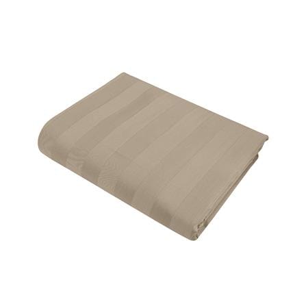 ผ้าปูที่นอน PICASSO COTTON STRIPE 630TC 42x78 นิ้ว สี BROWN_2
