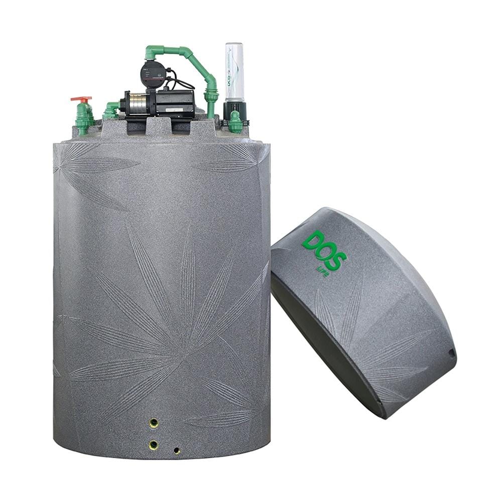 ถังเก็บน้ำ DOS WATER PAC NSN 2000 ลิตร+ปั๊ม SCALA5-55 780 วัตต์+เครื่องกรองน้ำใช้ DUPONT สีเทา