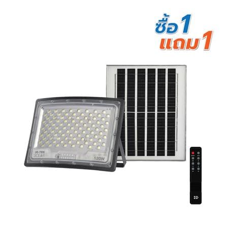 สปอตไลท์ SOLAR HI-TEK HFSF120W 120 วัตต์ DAYLIGHT สีดำ (1 แถม 1)_0
