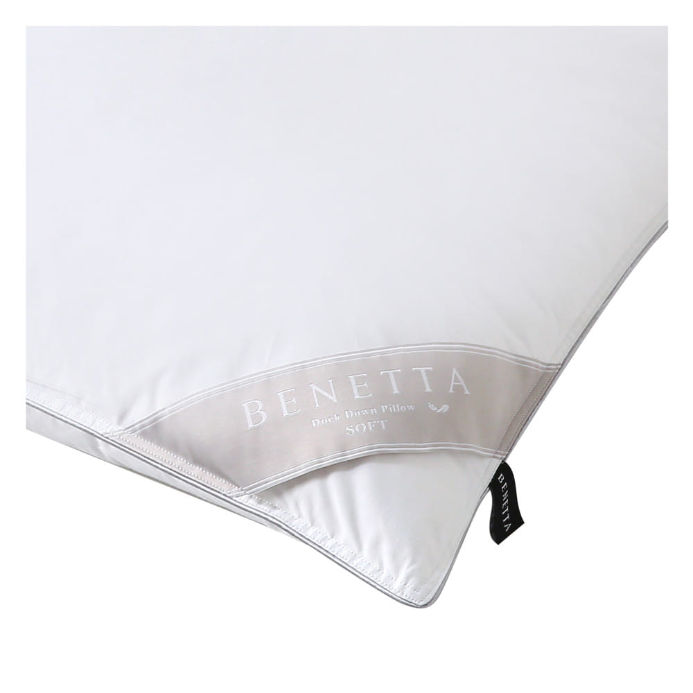 หมอนหนุน ขนเป็ด BENETTA DUCK DOWN SOFT 50x70 ซม. สีขาว