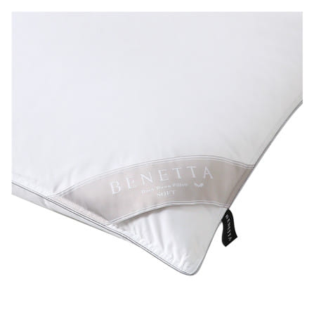 หมอนหนุน ขนเป็ด BENETTA DUCK DOWN SOFT 50x70 ซม. สีขาว_4