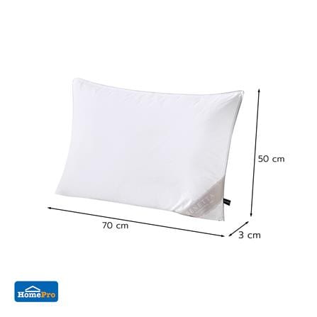 หมอนหนุน ขนเป็ด BENETTA DUCK DOWN FIRM 50x70 ซม. สีขาว_7