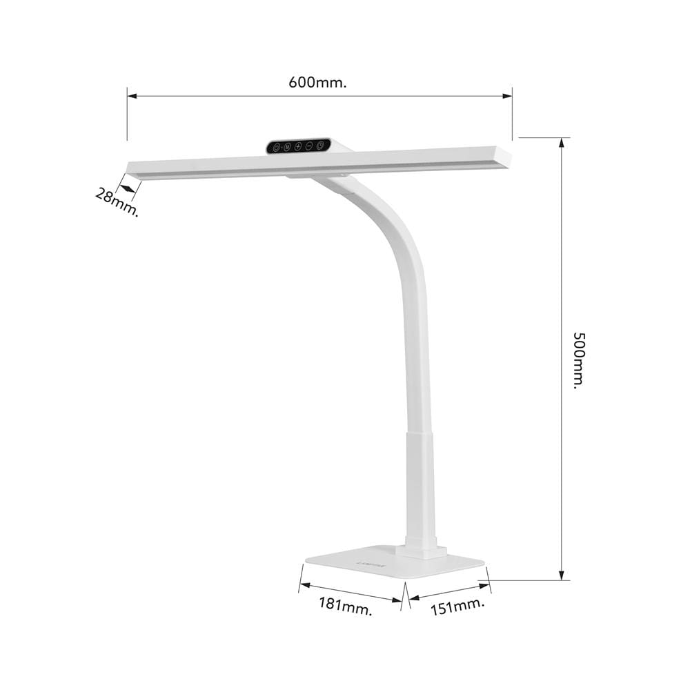 ไฟอ่านหนังสือ LED LAMPTAN PANORAMA 10 วัตต์ สีขาว