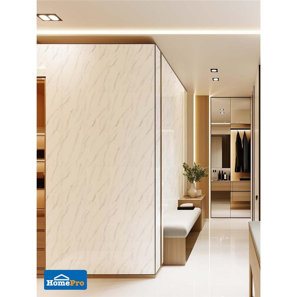 กระเบื้องผนัง 25x40 ซม. TARA ดาร์ล่า มาร์เบิล ไวท์ A 1 ตร.ม.