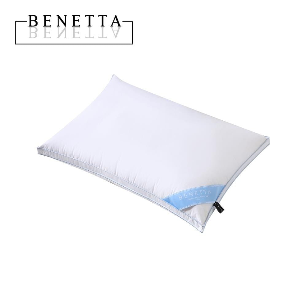 หมอนหนุน BENETTA HYBRID DOWN FRIM 50x70 ซม. สี WHITE