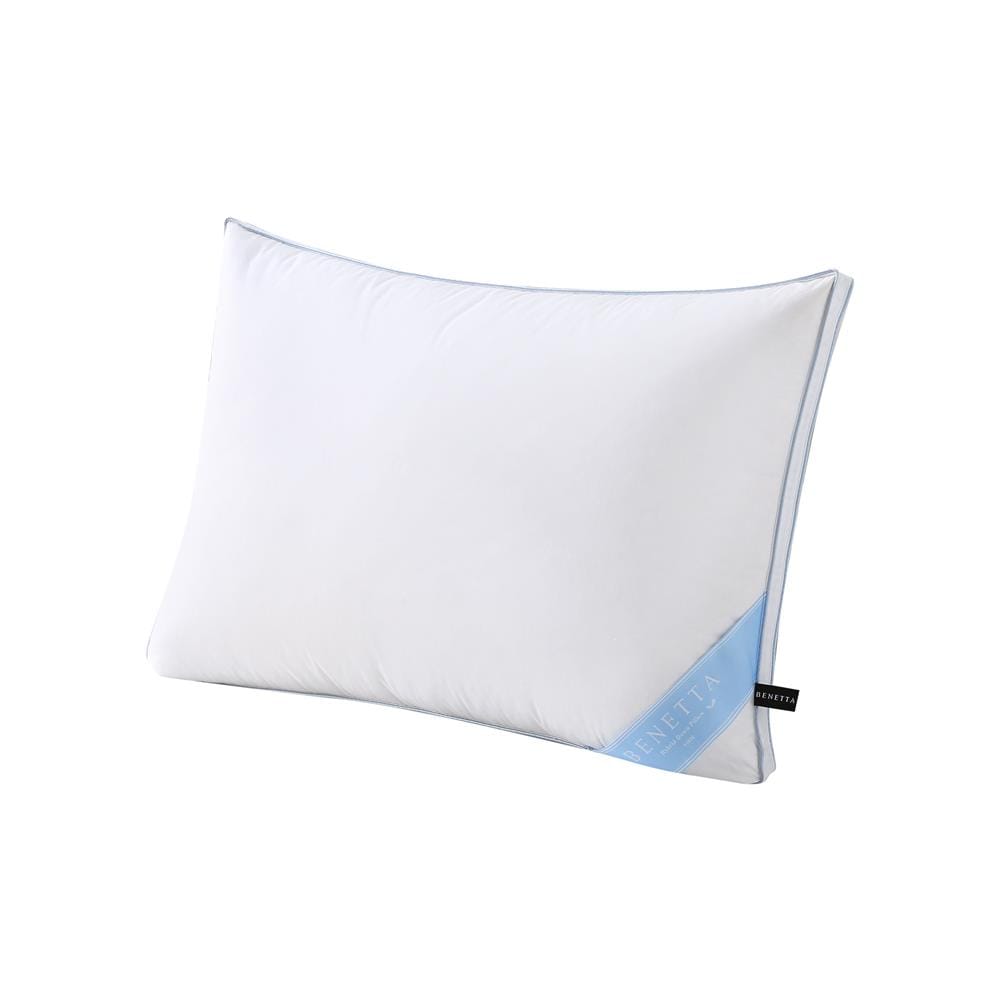 หมอนหนุน BENETTA HYBRID DOWN FRIM 50x70 ซม. สี WHITE
