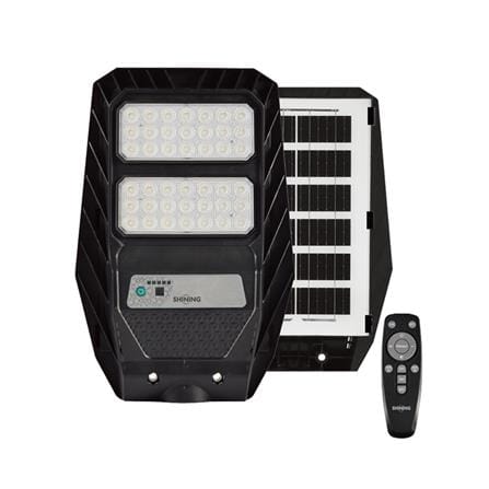 ไฟถนน SOLAR SHINING URANUS 150 วัตต์ DAYLIGHT สีดำ
