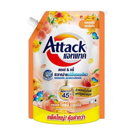 รีฟิลน้ำยาซักผ้า ATTACK 1.3 ลิตร LIVELY BLOOMING_0