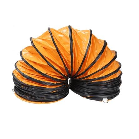 ท่อพัดลมดูดอากาศ 10 นิ้ว YUSHI YUS-PIPEPVT25 สีส้ม/ดำ_3