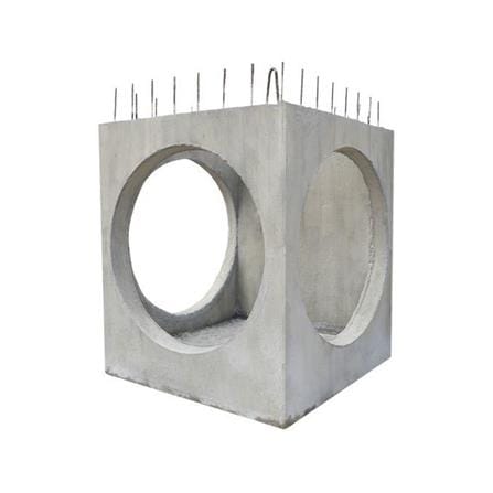 บ่อพักคอนกรีต 3 ทาง (ท่อ 100) IQC 150x150x170x20 ซม._0