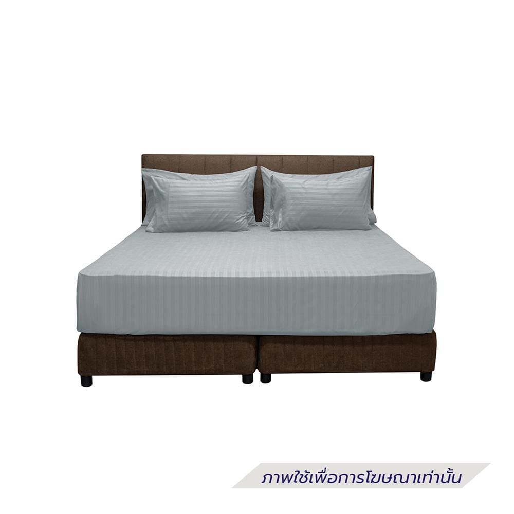 ผ้าปูที่นอน PICASSO MICRO 300TC STRIPE 42x78 นิ้ว สี GREY