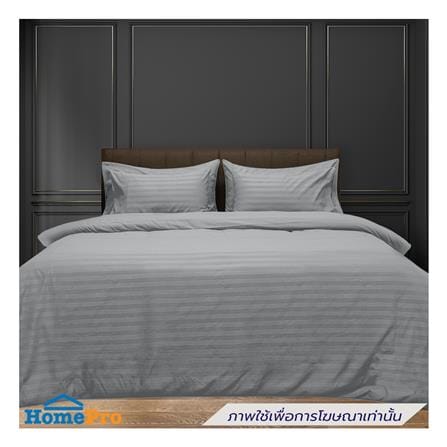ผ้าปูที่นอน PICASSO MICRO 300TC STRIPE 42x78 นิ้ว สี GREY_0