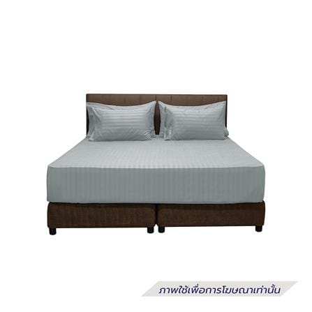 ผ้าปูที่นอน PICASSO MICRO 300TC STRIPE 60x78 นิ้ว สี GREY_1