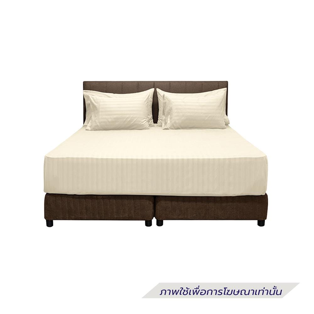 ผ้าปูที่นอน PICASSO MICRO 300TC STRIPE 42x78 นิ้ว สี CREAM