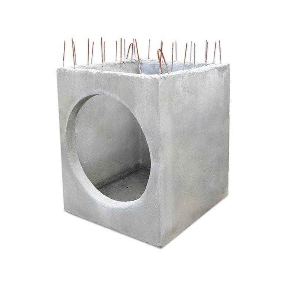 บ่อพักคอนกรีต 1 ทาง (ท่อ 60) IQC 100x100x120x10 ซม.