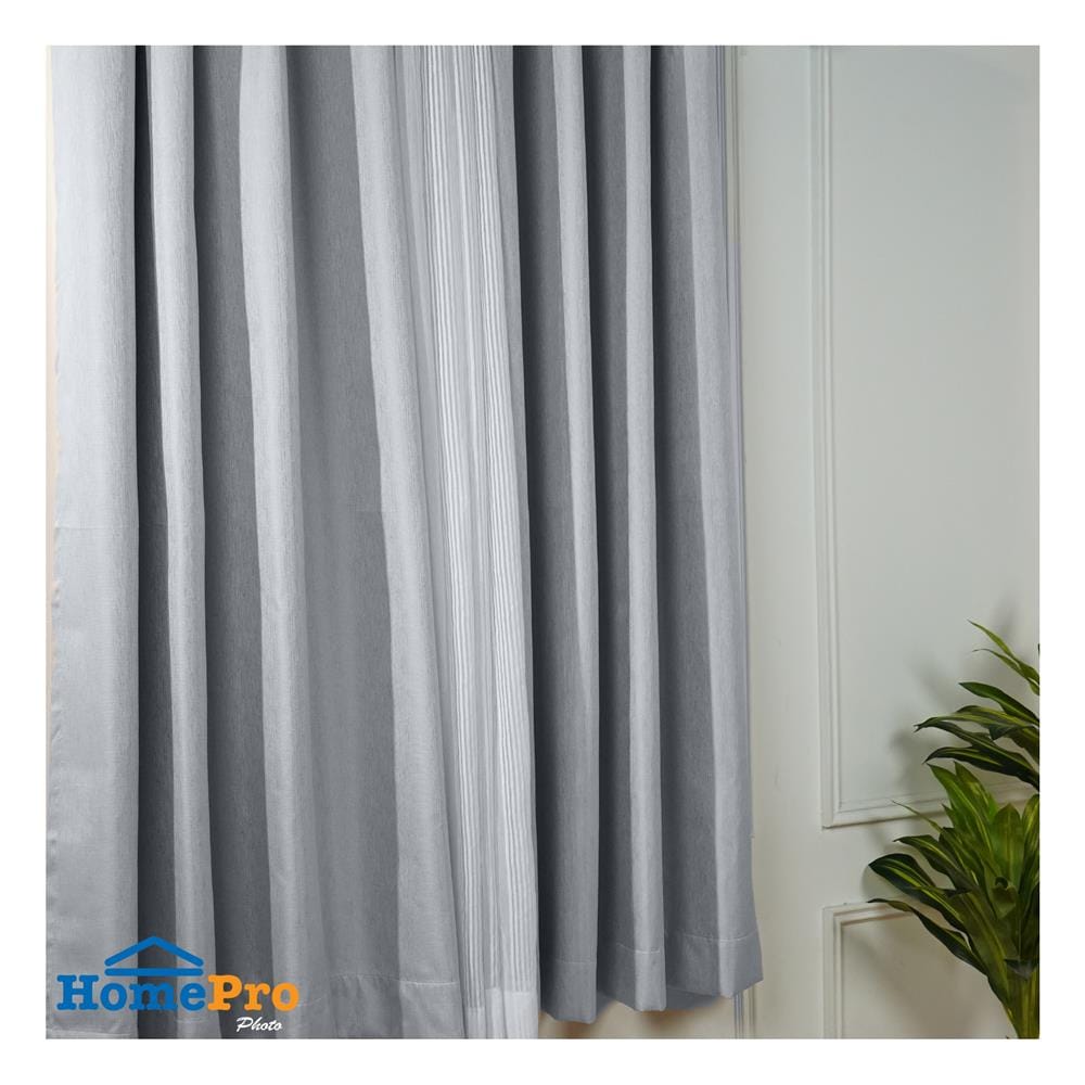 ผ้าม่าน EYELET HOME LIVING STYLE WOOLF UV 150X160 ซม. สีครีม