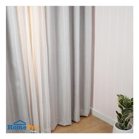 ผ้าม่าน EYELET HOME LIVING STYLE WOOLF UV 150X220 ซม. สีครีม_3