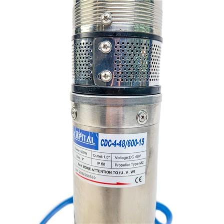 ปั๊มบาดาลโซล่าเซลล์ CAPITAL CDC-4-48/600 600 วัตต์_6