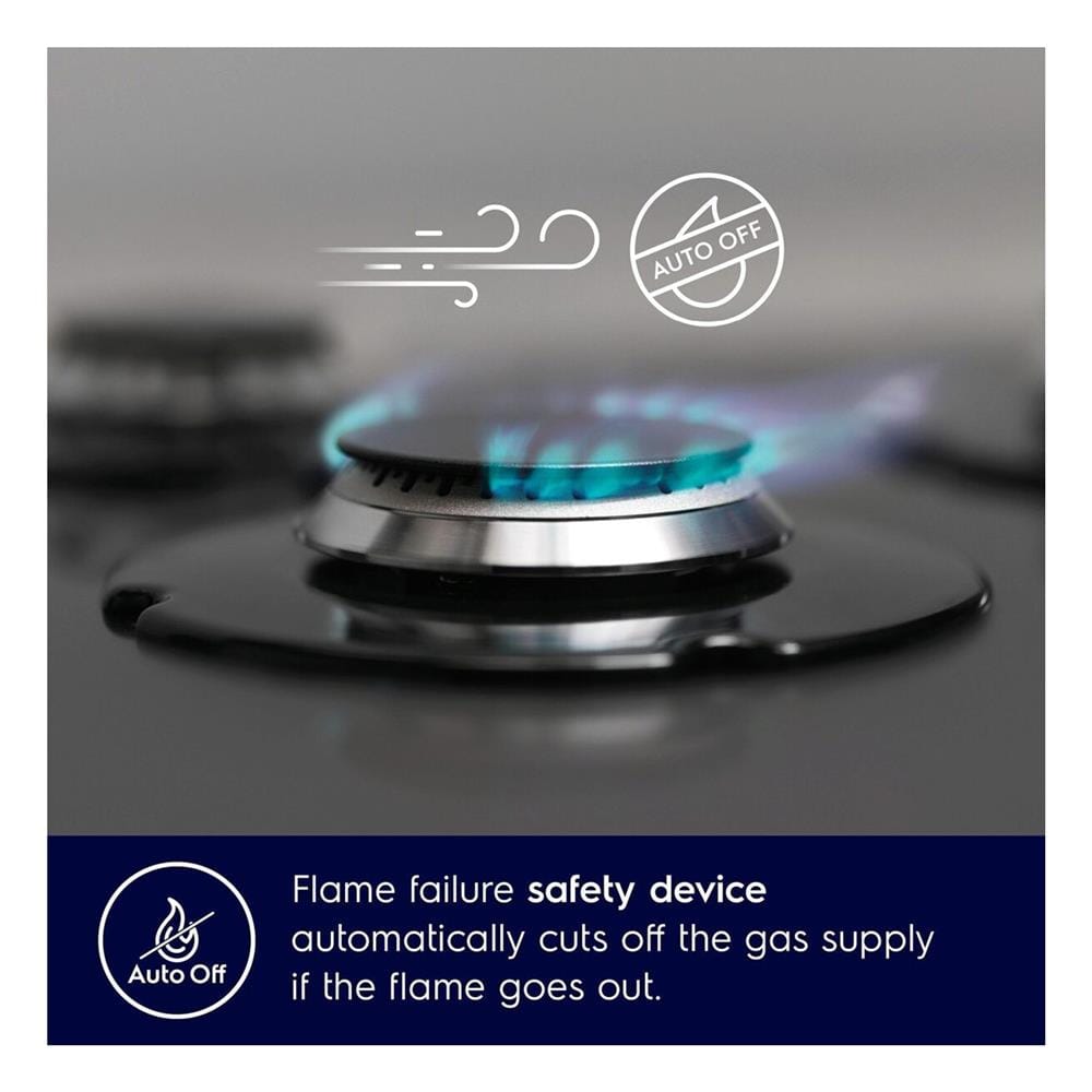 เตาฝังแก๊ส ELECTROLUX EHG7202BE 78 ซม.