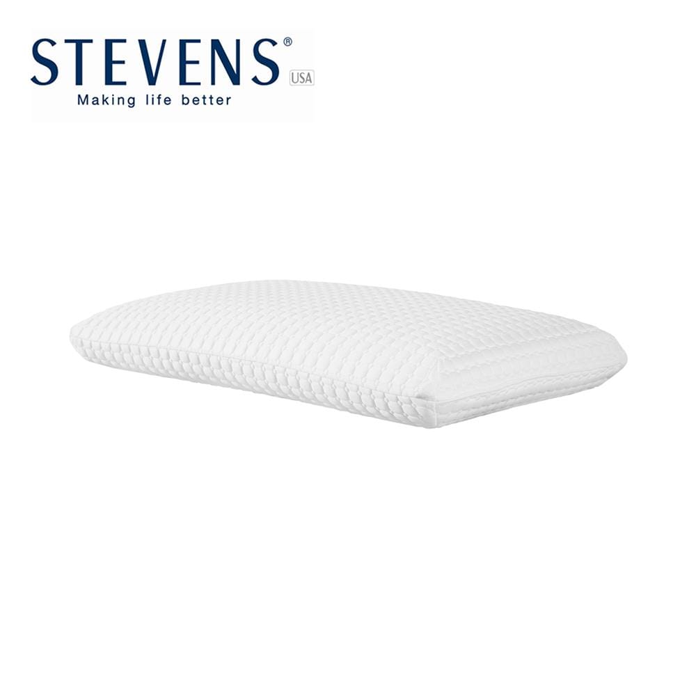 หมอนสุขภาพ เมมโมรี่โฟม STEVENS COOL 40x70x8 ซม. สี WHITE