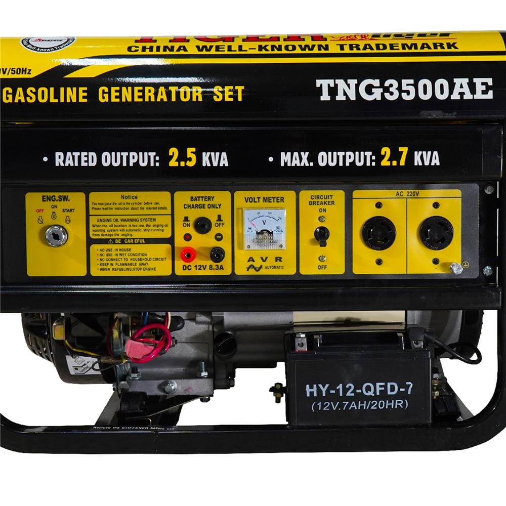 เครื่องกำเนิดไฟฟ้าเบนซิน TIGER TNG-3500AE 2700 วัตต์
