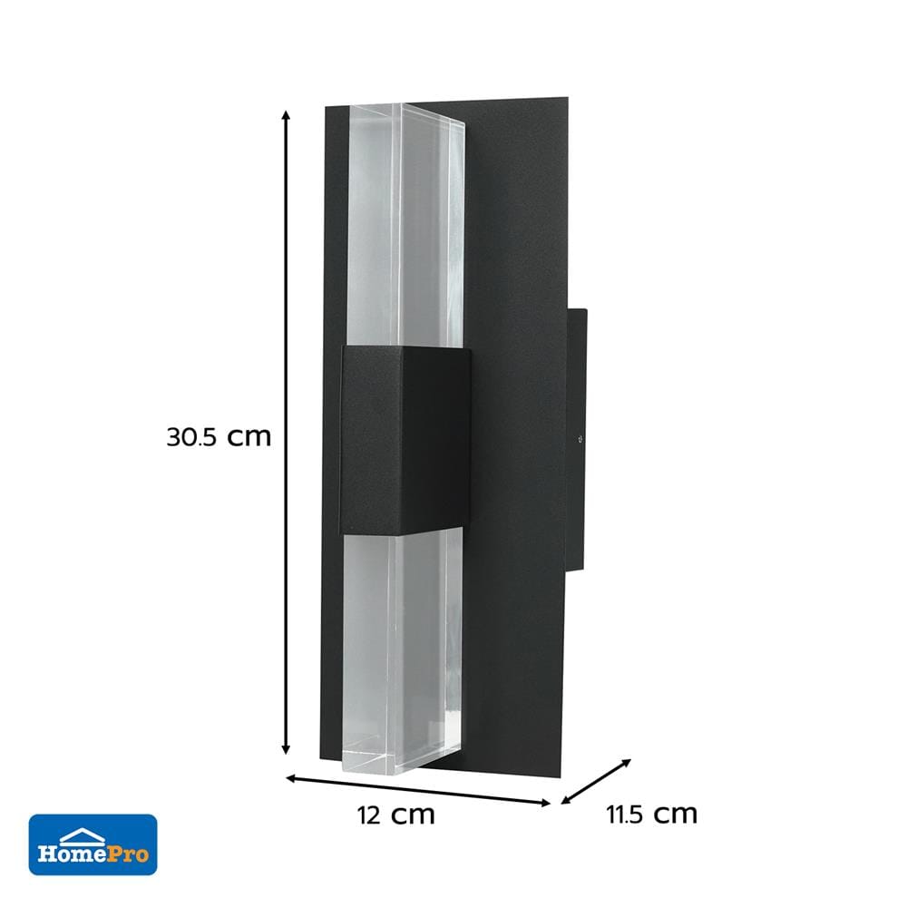 ไฟกิ่งภายนอก LED CARINI BO-G5108D/S 10 วัตต์ WARM WHITE สีดำ