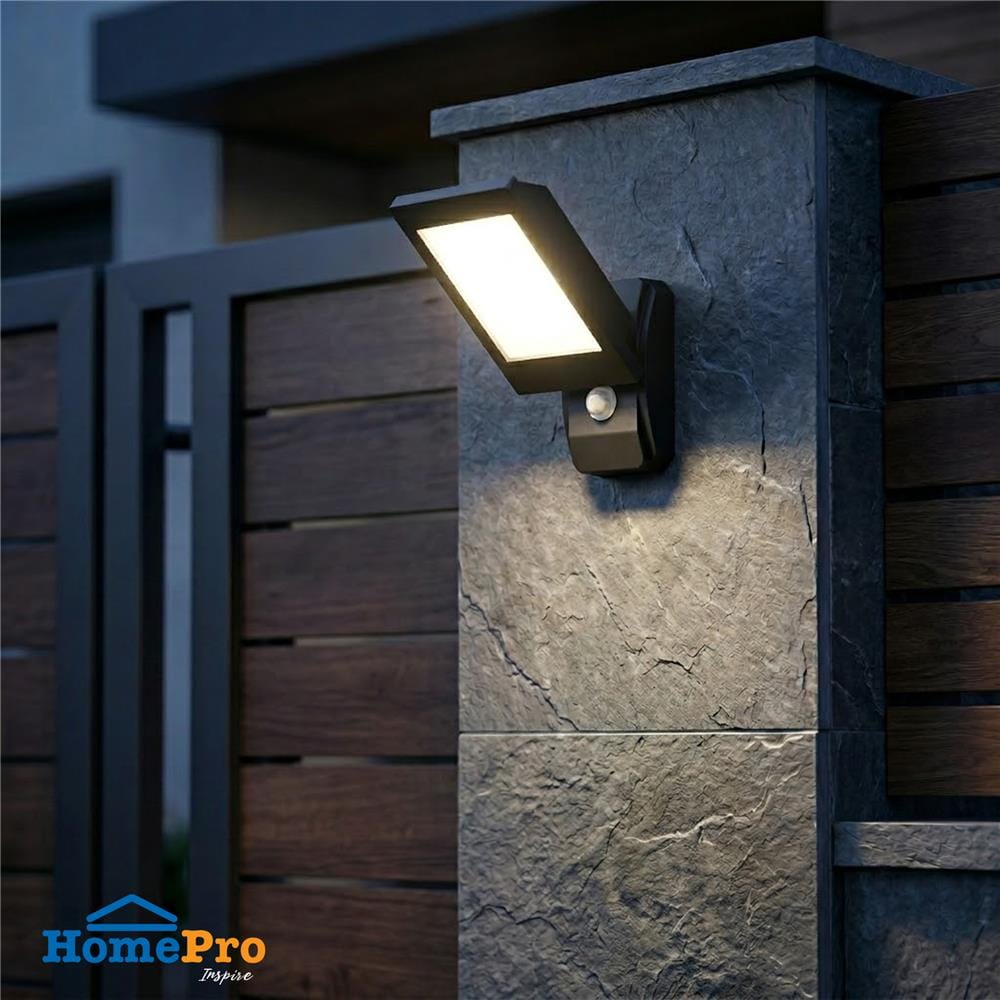 ไฟกิ่งภายนอก LED CARINI BO-WS0126 18 วัตต์ WARM WHITE สีดำ